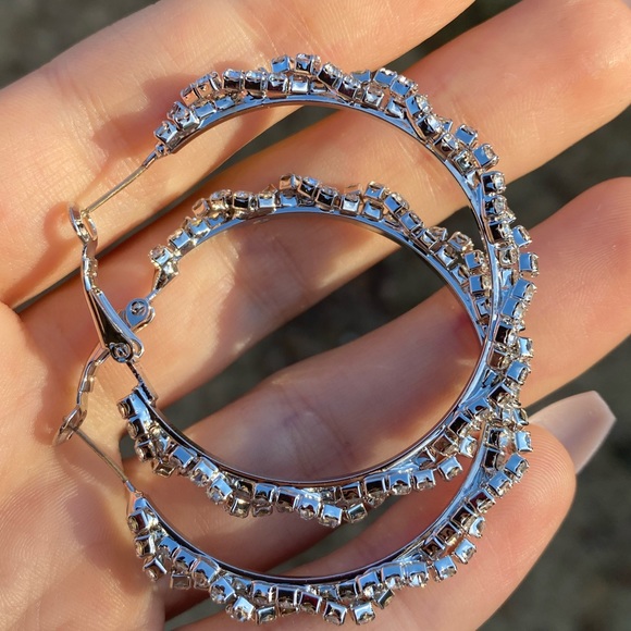 New Splendid 925 Stamped Silver Earrings - Picture 5 of 6